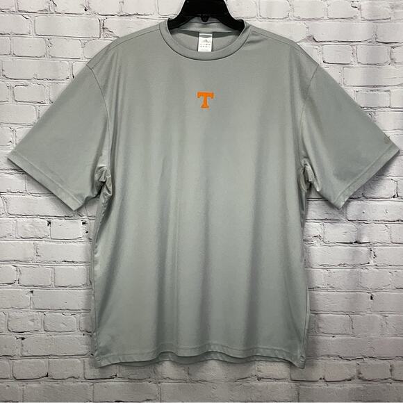 Adidas UT Vols Climalite Activewear Pullover Shirt Men's Size 2XL Gray Orange - Picture 1 of 9